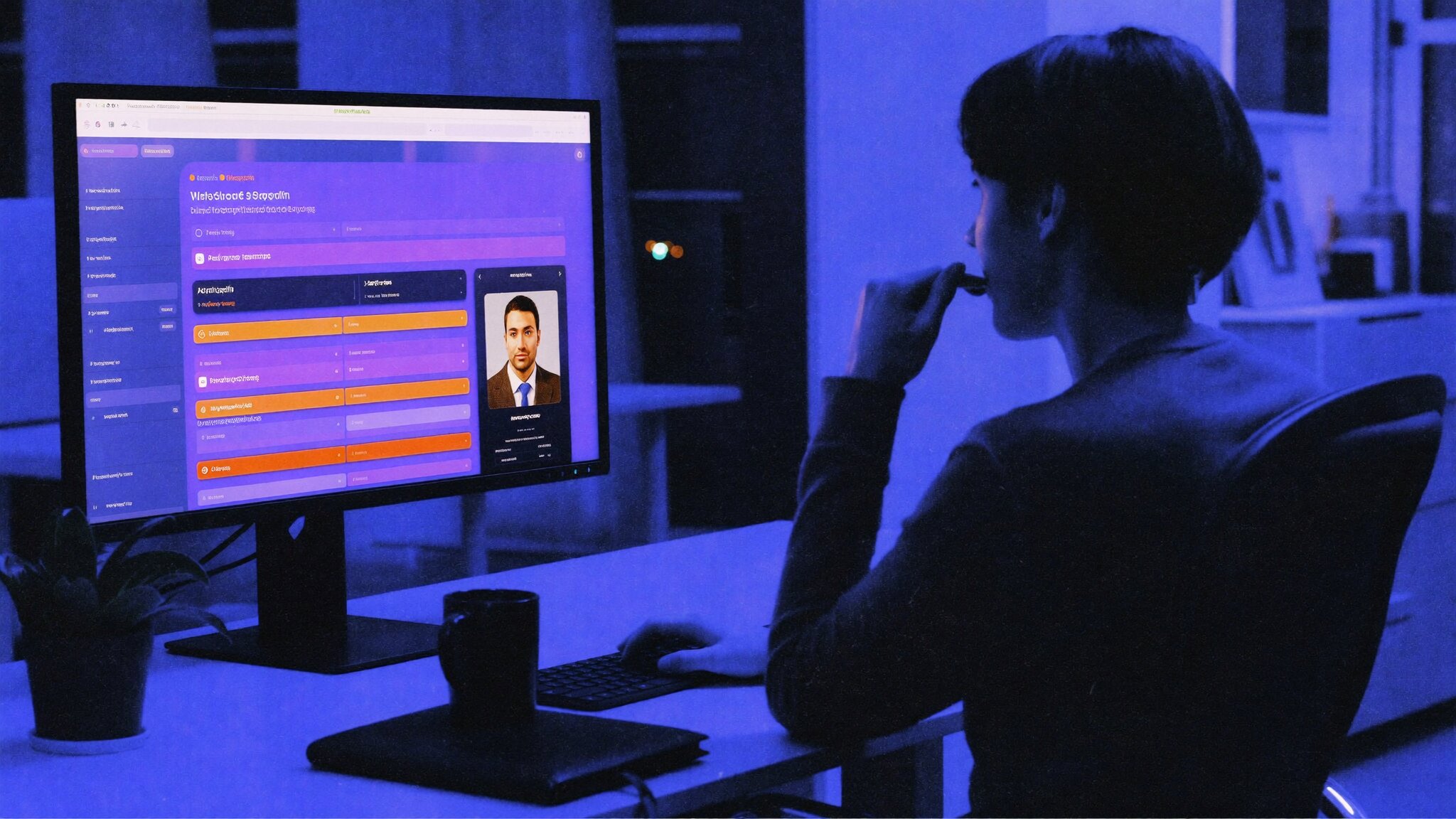 Sales team analytics dashboard